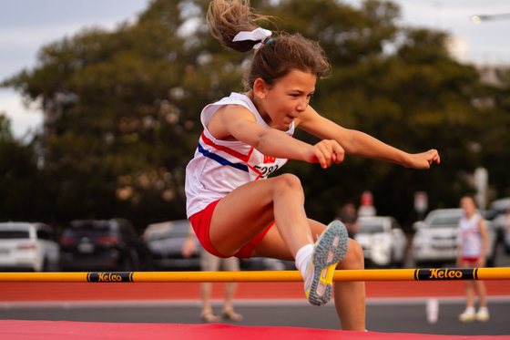High jump at Little Athletics