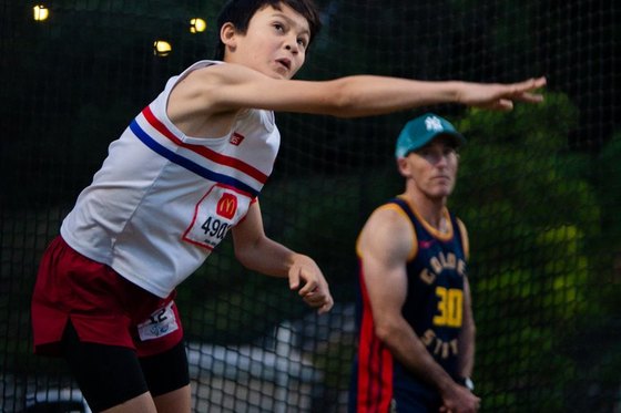 Senior throws at Little Athletics